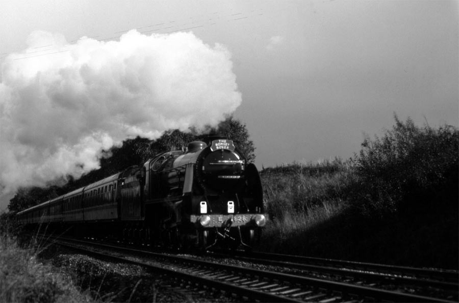 Steaming through West Grimstead